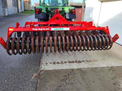 Scheibenegge, TOP-AGRO, 3 Meter mit Striegel