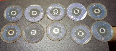 10 gebrauchte Trennscheiben Metall
