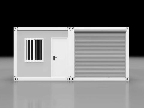 Büro oder Lager Container mit Fenster und Tür