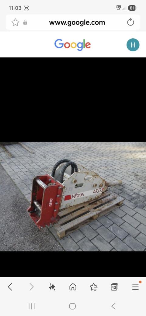 Suche gebrauchten Hydraulikhammer Huppi 402 für Bagger