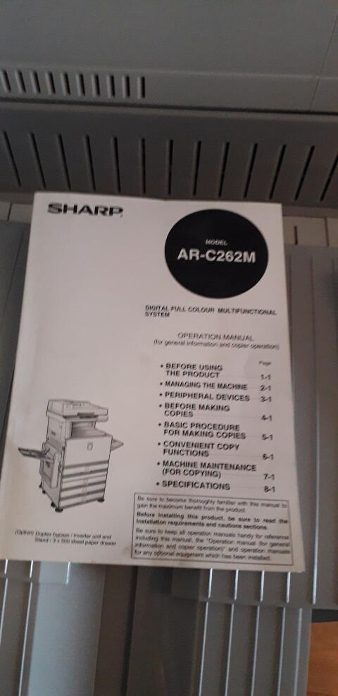 Sharp Drucker AR-C262M