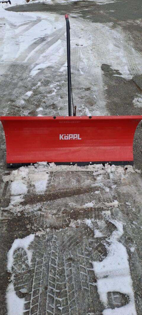 Schneepflug für Köppel Motormäher