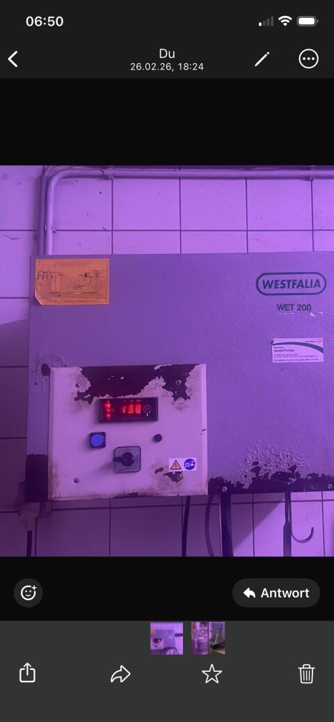 Transportabler Milchtank 850l