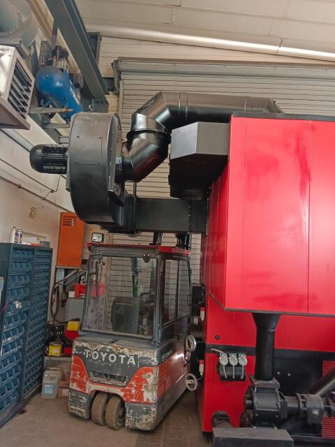 Binder Biomasseheizanlage Type RRK 400–600 kW