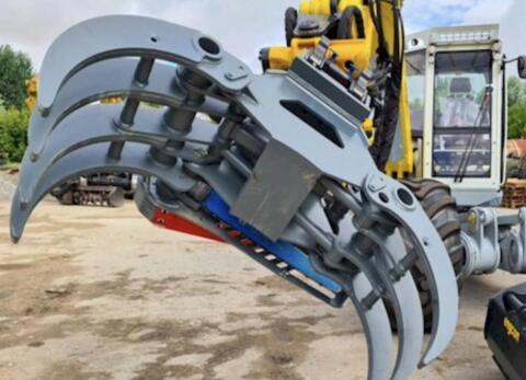 Multigreifer Holzgreifer Fingergreifer Festanbau Baggeranbau