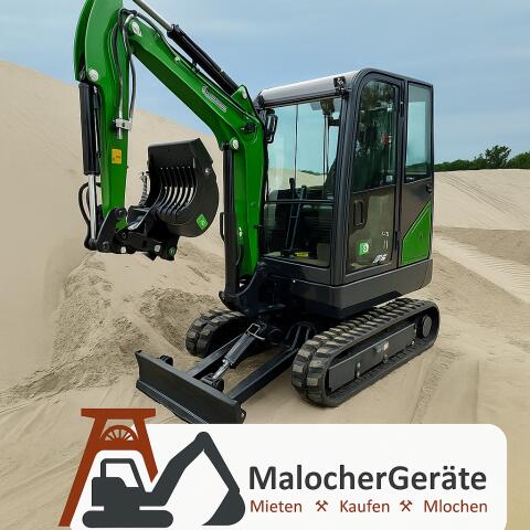 Bagger, 1,8 t, Minibagger, Schaufelpaket CW05, Yanmar Motor, Neu