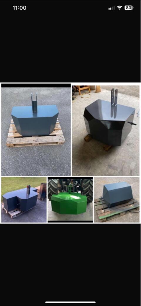 Frontgewicht 300 kg-1.700 kg