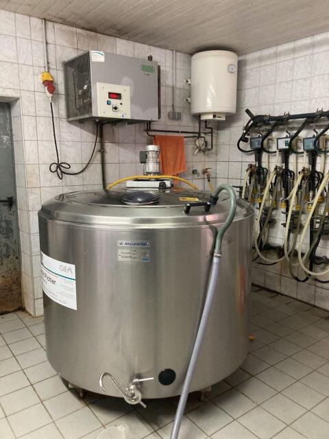 Milchtank Delaval 1.030 l
