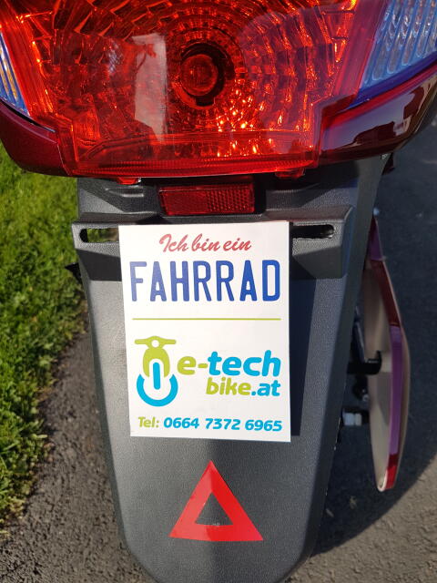 E-Roller, Fahrrad