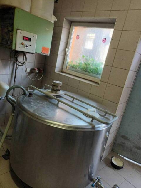 Milchtank 600 l inkl. Kühlaggregat
