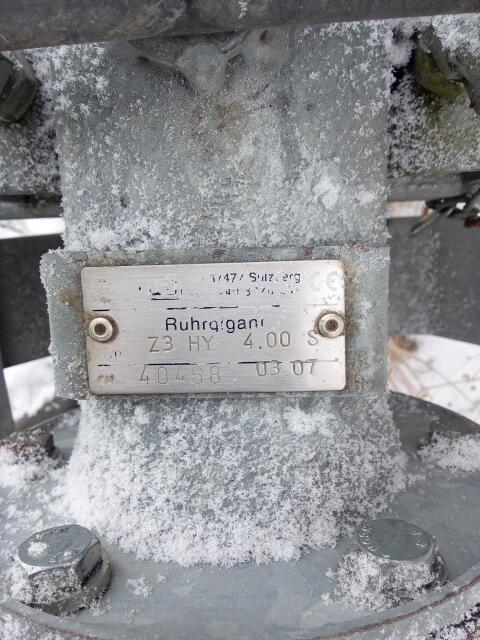 Güllerührwerk Edelstahlflügel 4,00 m