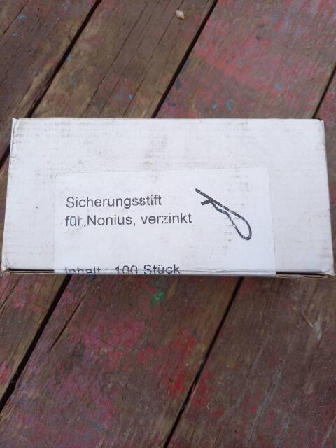 Splinte für Nonius-Abhängung