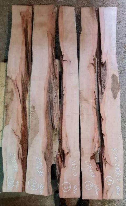 Birnenbretter, Laubholzbretter für Gießharz-Tischplatten
