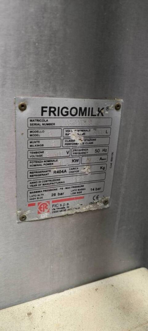 Milchtank 3.000 l mit Kühlung