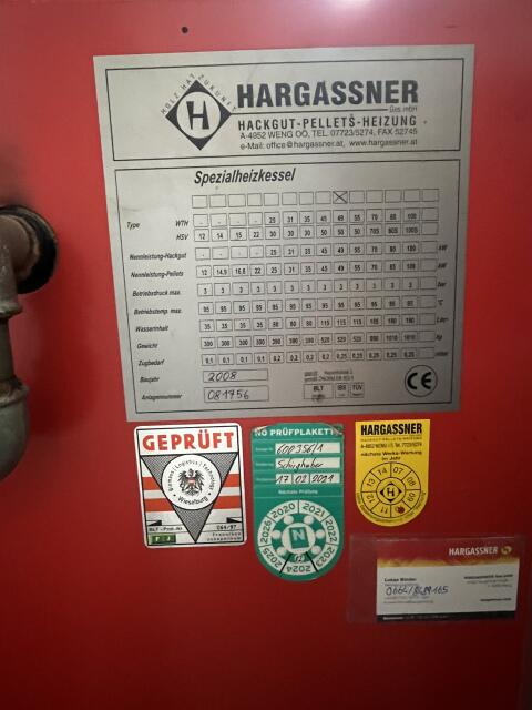 Hackgut Heizung Hargassner HSV-50
