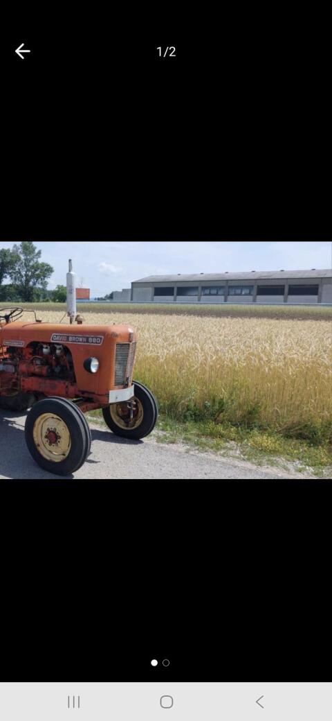 David Brown 880 4-Zylinder Traktor mit hydr. Anlage