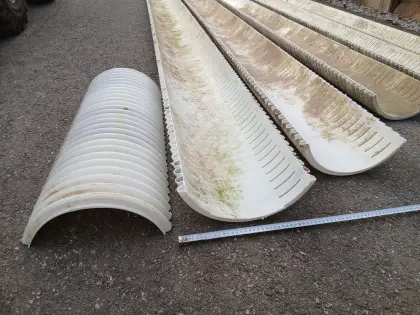 Halbschalen Mega Rohr 300, Entwässerungsrinne