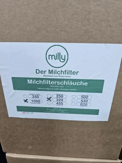 Milchfilter grün