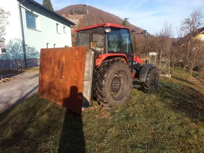 Maisschild Schiebeschild Ballast zum Silowalzen