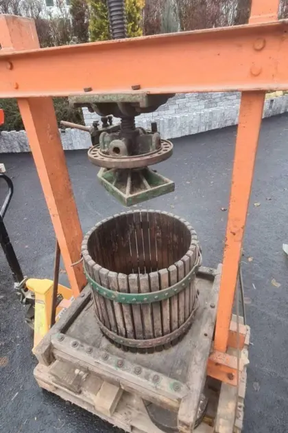 Oberdruck-Obstpresse