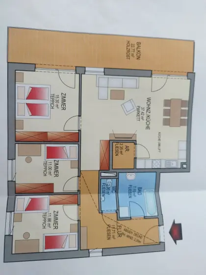 Wohnung zu vermieten