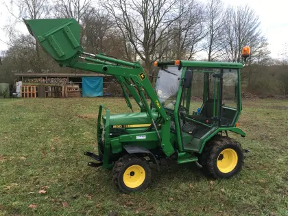 John Deere 855 Allrad Frontlader, hydr., Zapfwelle