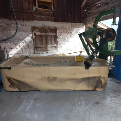 Krone 203 Am Mähwerk