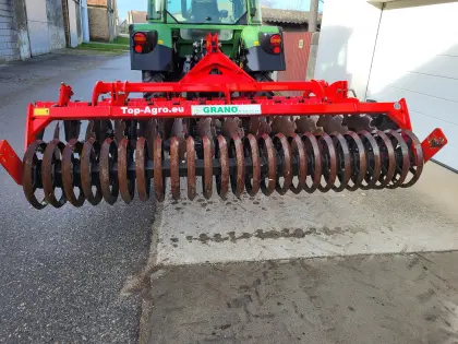 Scheibenegge, TOP-AGRO, 3 Meter mit Striegel