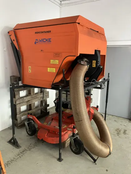 Wicke Mähcontainer Saugcontainer Gras Laub Absaugung