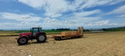 Vermiete Tieflader! Landw. Transporte!