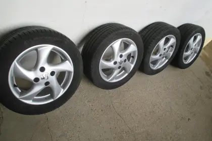 4 Original Peugeot Alufelgen 307+308