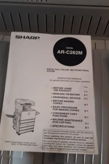 Sharp Drucker AR-C262M