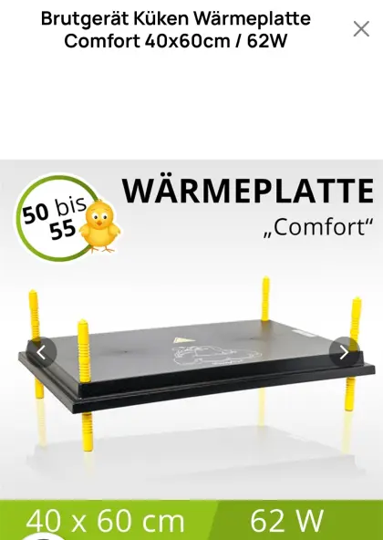 Küken Wärmeplatte