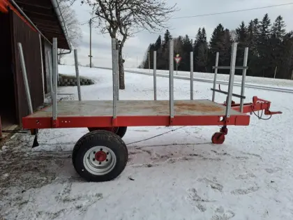 Holzanhänger Krone Ladewagen