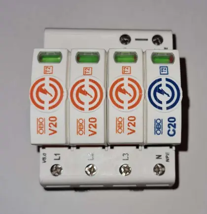 Überspannungsableiter - Zählerschrank