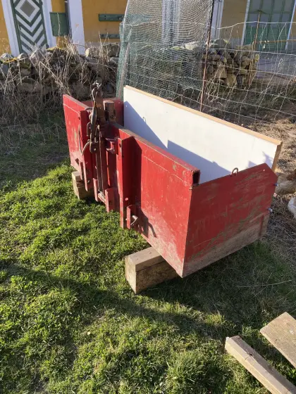 Hecklade Heckliste Kippmulde