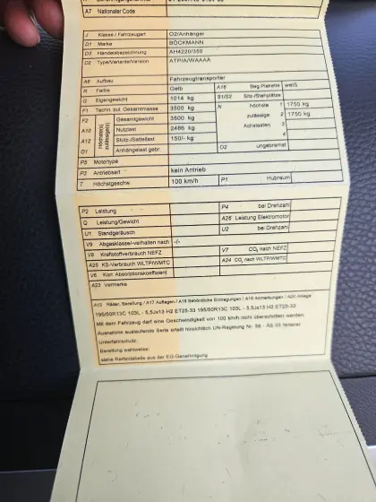 Böckmann Abschleppanhänger