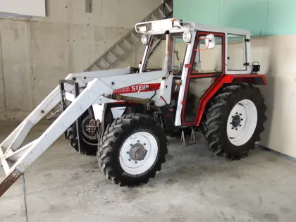 Steyr 8055a Allrad 25 km/h 1x dw, 1x ew Stg., mit Frontlader