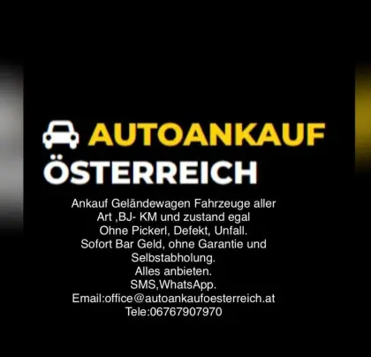 Autoankauf von Gebraucht- und Unfallwagen, alle Marken
