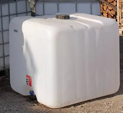 IBC-Box, Tank, Wasserbehälter, Wasserfass, Wassertank