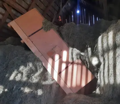 Heubelüftung und Gebläse