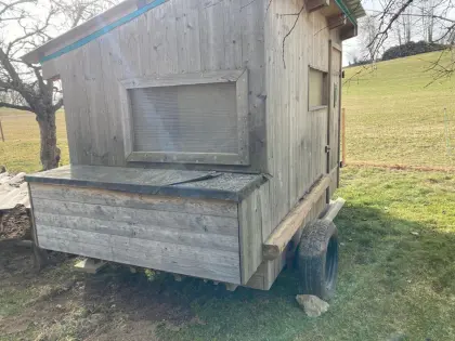Verfahrbarer Hühnerstall