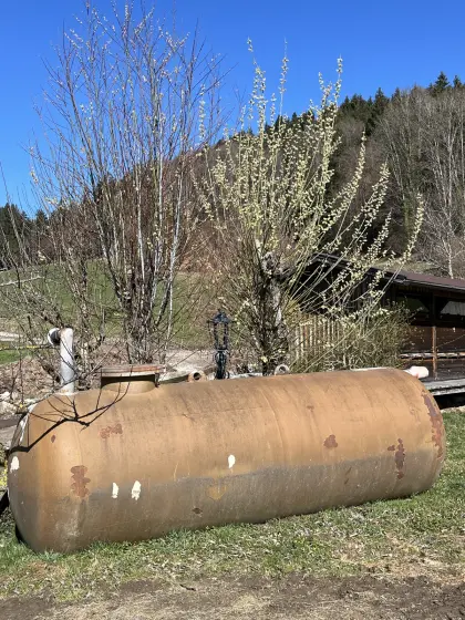 Wassertank-Eisentank