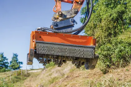 Forstmulcher für Bagger 1-25 m und Kompaktlader