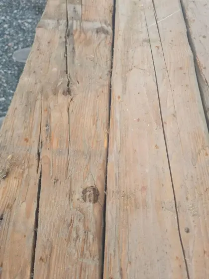 Gehackte Trame, Altholz