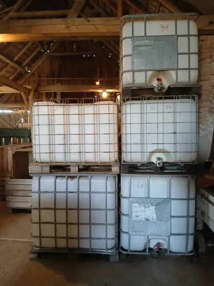 IBC Container, Wassertank 1.000 l, 800 l