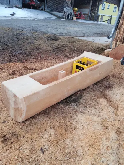 Brunntrog, Brunnentrog, Brunnen, Lärche