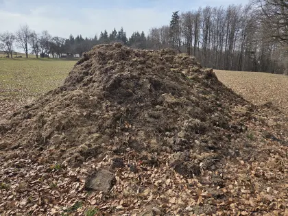 Verkauf von Bio-Rindermist