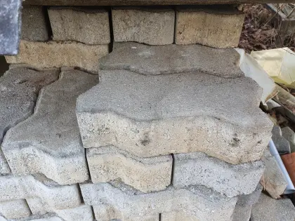 6 m² Pflastersteine, Verbundsteine