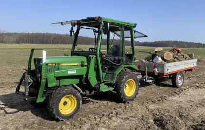 John Deere 855 Allrad Frontlader, hydr., Zapfwelle